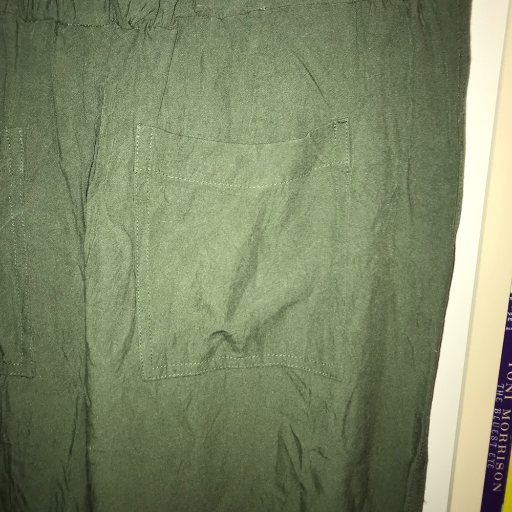 Madewell Army Green Pull On Jogger Pants - Picture 6 of 9